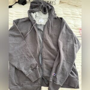 Champion hooded zip up